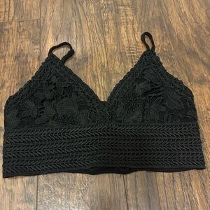 Elegant Black Lace Bralette